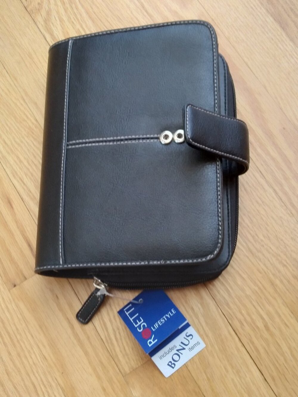 Practical Leather Organizer, Rosetti, Made in Italy